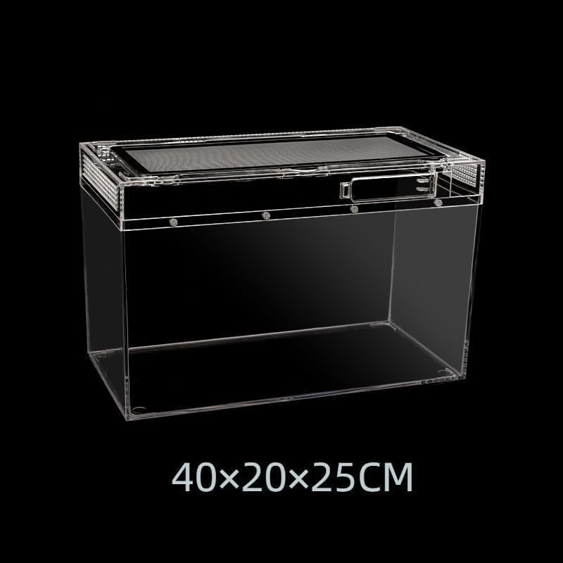 爬虫類飼育ケージ Yomixo 爬虫類ケージ 飼育容器、トカゲ ケージ、20cm/30cm/40cm/50cm